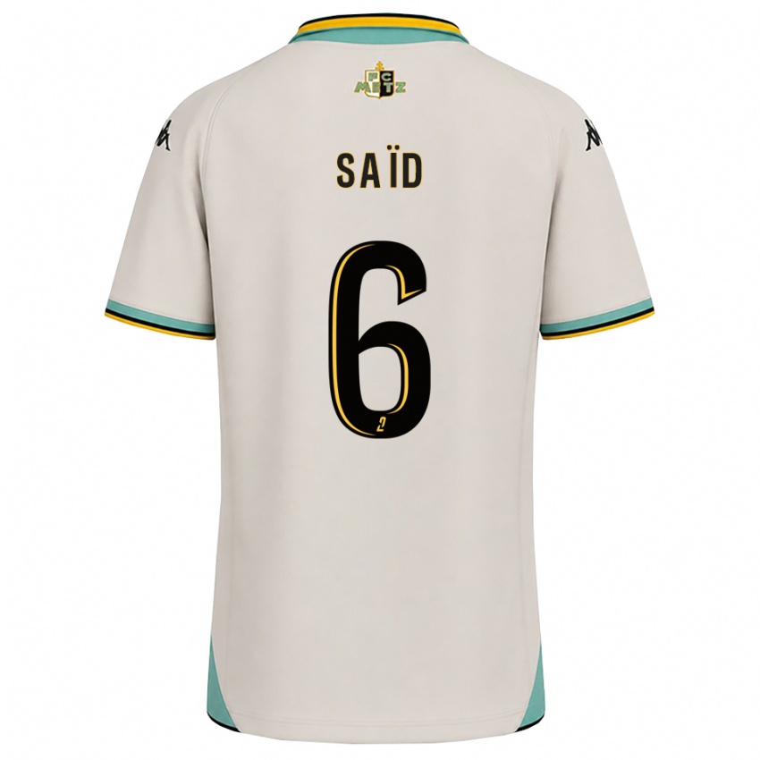 נשים Maoulida Saïd #6 לבן פרחוני שחור הרחק ג'רזי 2026/27 חולצה קצרה