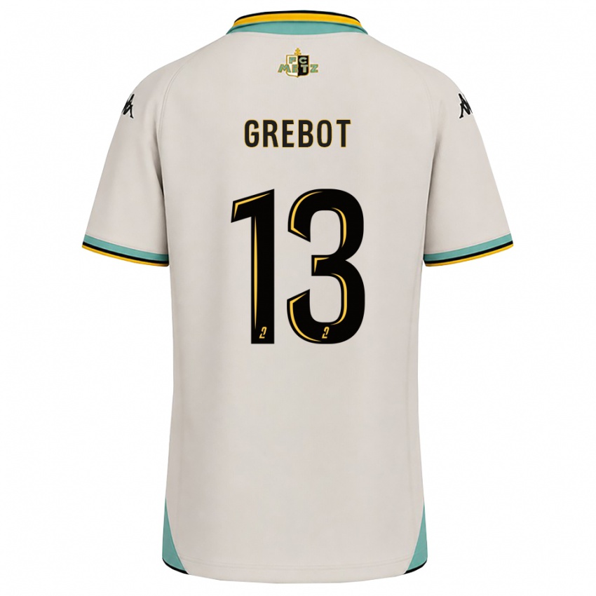 נשים Leny Grebot #13 לבן פרחוני שחור הרחק ג'רזי 2026/27 חולצה קצרה