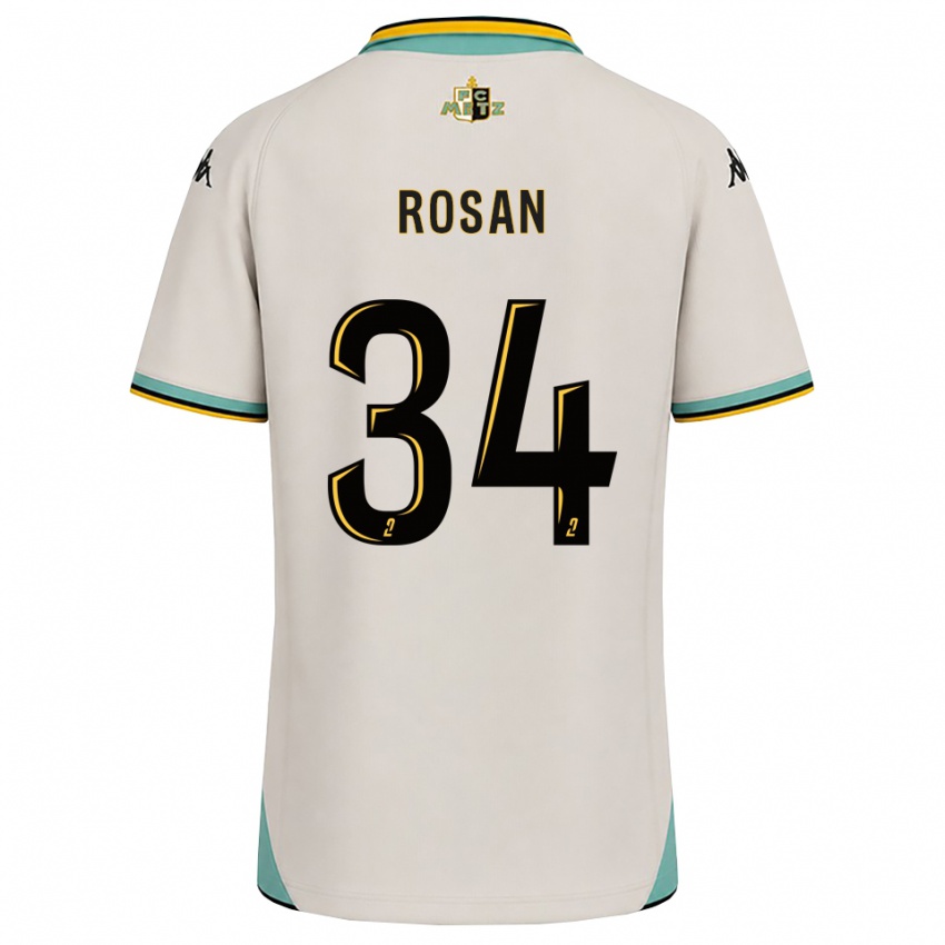 נשים Kaylia Rosan #34 לבן פרחוני שחור הרחק ג'רזי 2026/27 חולצה קצרה