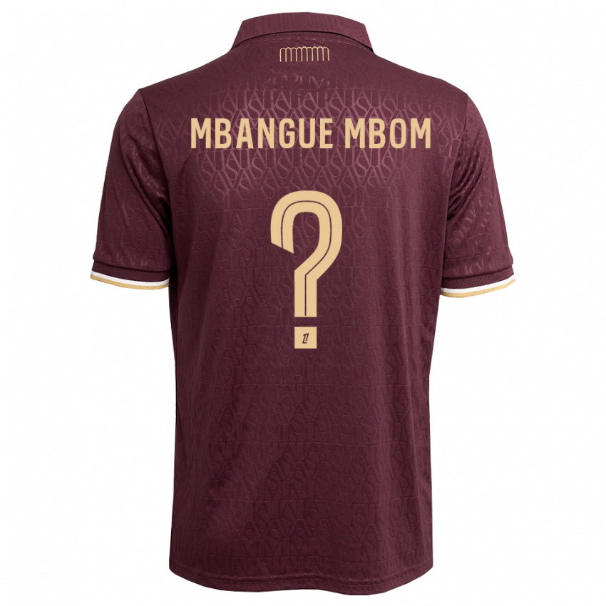 נשים Enzo Mbangue Mbom #0 חום חולי אדום הרחק ג'רזי 2026/27 חולצה קצרה
