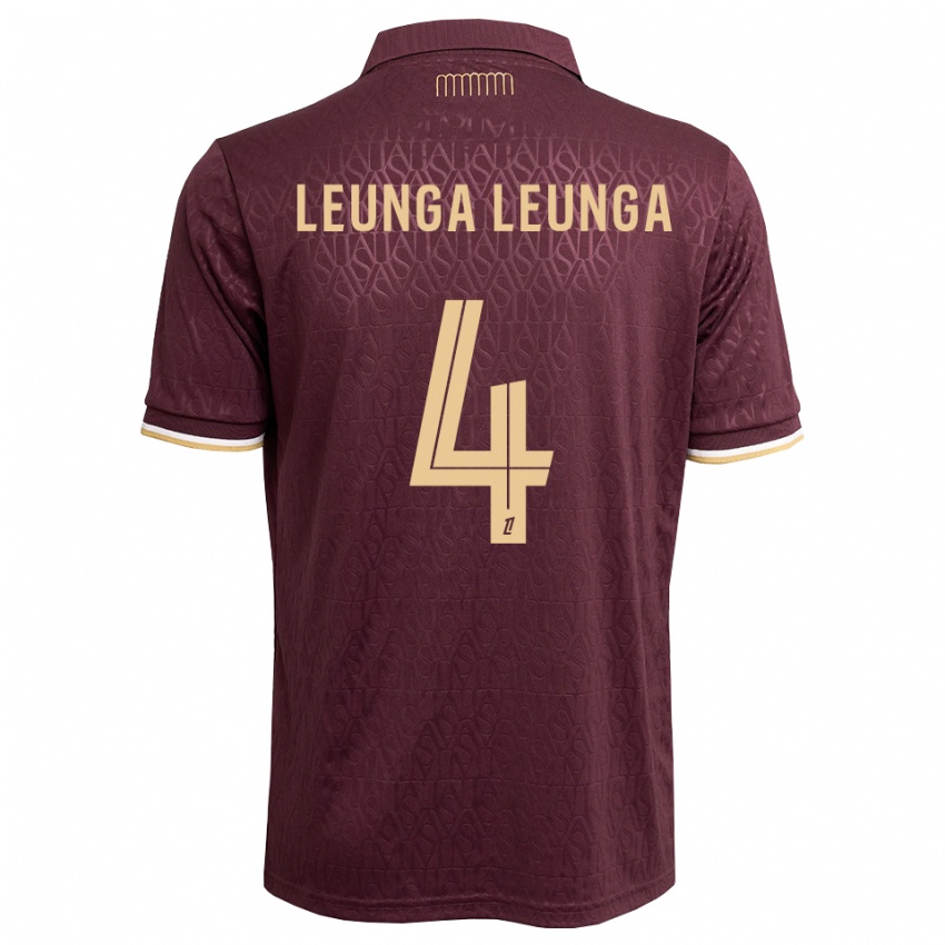 נשים Daryl Leunga Leunga #4 חום חולי אדום הרחק ג'רזי 2026/27 חולצה קצרה