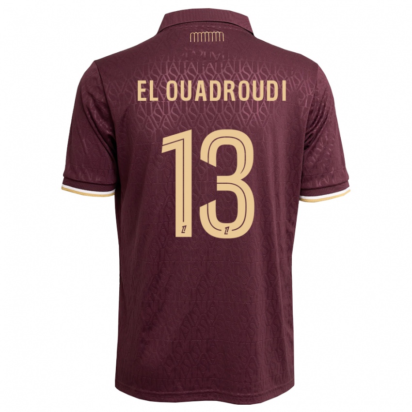נשים Imrane El Ouadroudi #13 חום חולי אדום הרחק ג'רזי 2026/27 חולצה קצרה