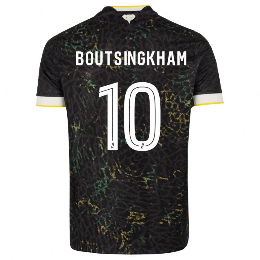 נשים Hugo Boutsingkham #10 שחור לבן צהוב הרחק ג'רזי 2026/27 חולצה קצרה