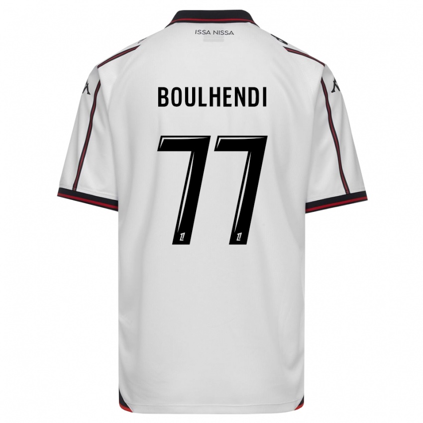 נשים Teddy Boulhendi #77 שחור לבן הרחק ג'רזי 2026/27 חולצה קצרה