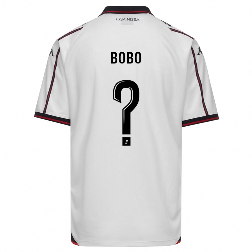 נשים Ethan Bobo #0 שחור לבן הרחק ג'רזי 2026/27 חולצה קצרה