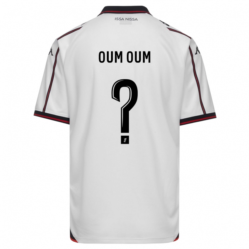 נשים Dorian Oum Oum #0 שחור לבן הרחק ג'רזי 2026/27 חולצה קצרה