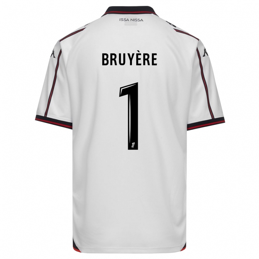 נשים Théo Bruyère #1 שחור לבן הרחק ג'רזי 2026/27 חולצה קצרה