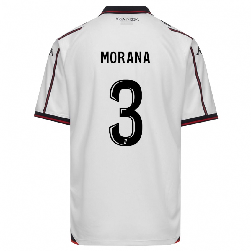 נשים Djelan Morana #3 שחור לבן הרחק ג'רזי 2026/27 חולצה קצרה