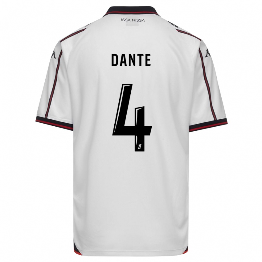 נשים Dante #4 שחור לבן הרחק ג'רזי 2026/27 חולצה קצרה