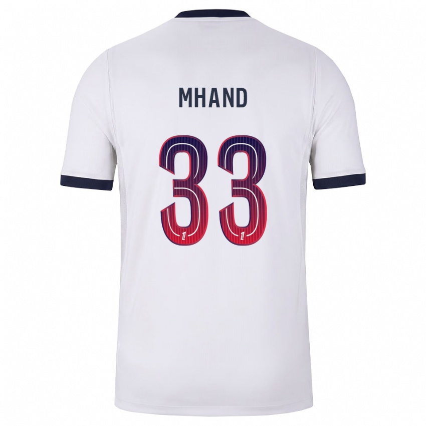 נשים Ilian Mhand #33 לבן שחור אדום הרחק ג'רזי 2026/27 חולצה קצרה