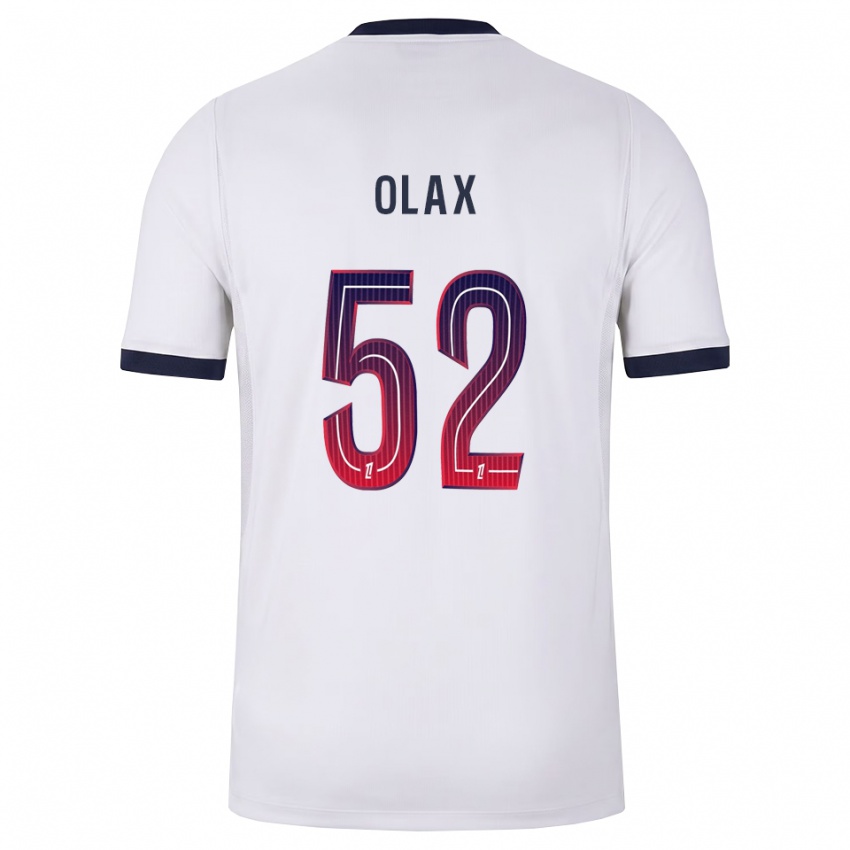 נשים Djamy Olax #52 לבן שחור אדום הרחק ג'רזי 2026/27 חולצה קצרה