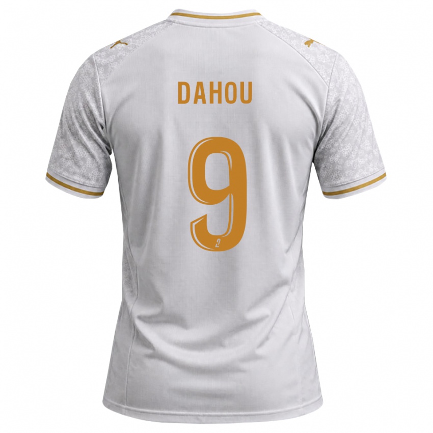 נשים Erwan Dahou #9 לבן אפור זהב הרחק ג'רזי 2026/27 חולצה קצרה