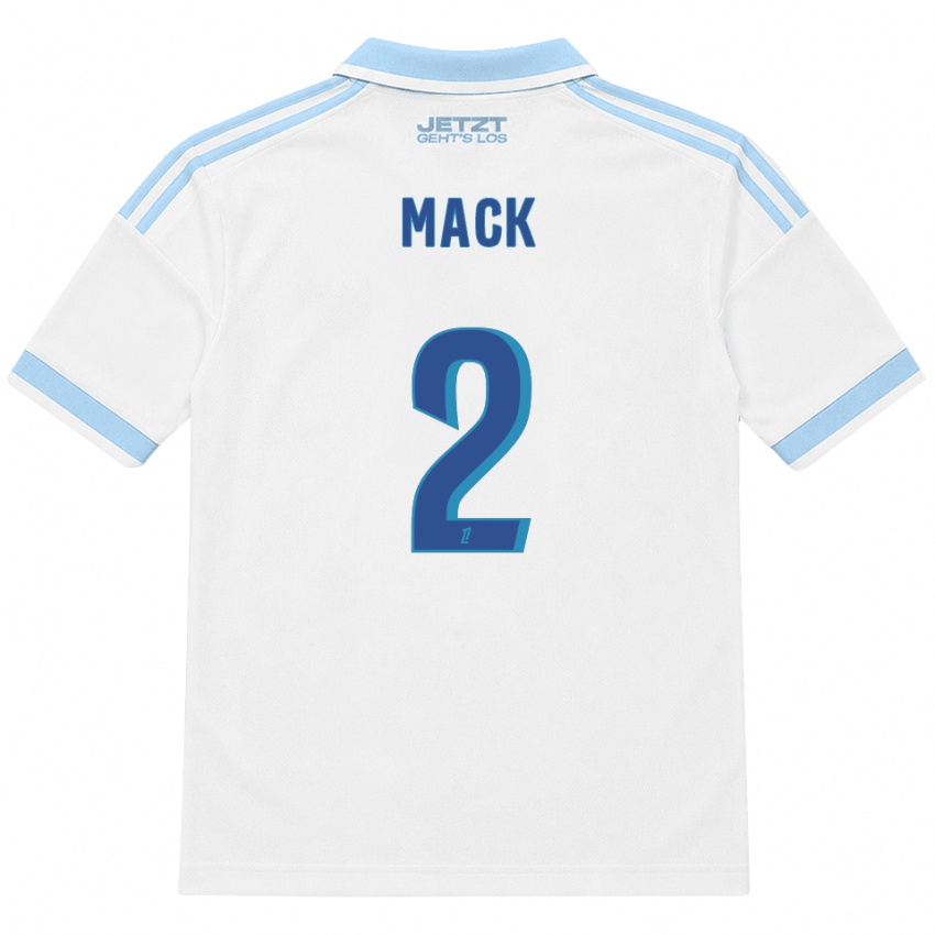 נשים Hugo Mack #2 כחול שמיים בהיר לבן אדום הרחק ג'רזי 2026/27 חולצה קצרה