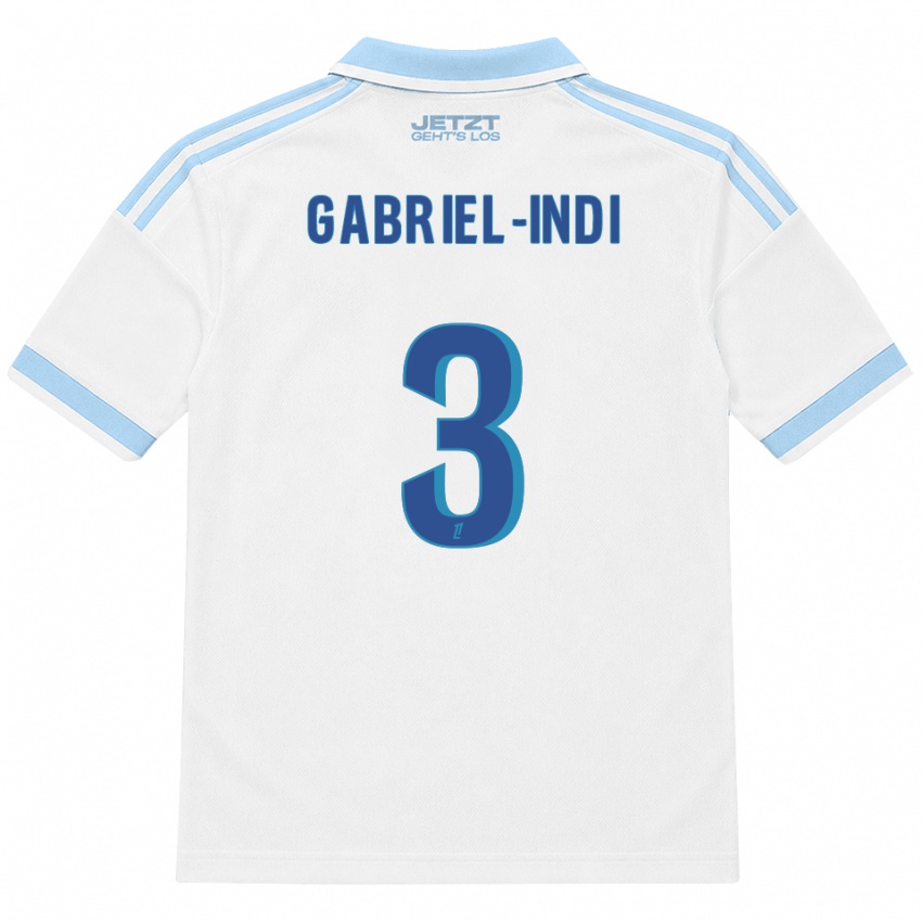 נשים Amizade Gabriel-Indi #3 כחול שמיים בהיר לבן אדום הרחק ג'רזי 2026/27 חולצה קצרה