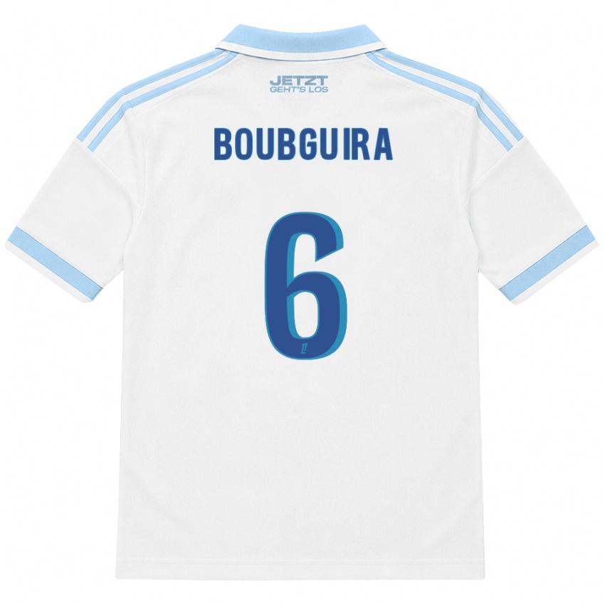 נשים Fahim Boubguira #6 כחול שמיים בהיר לבן אדום הרחק ג'רזי 2026/27 חולצה קצרה
