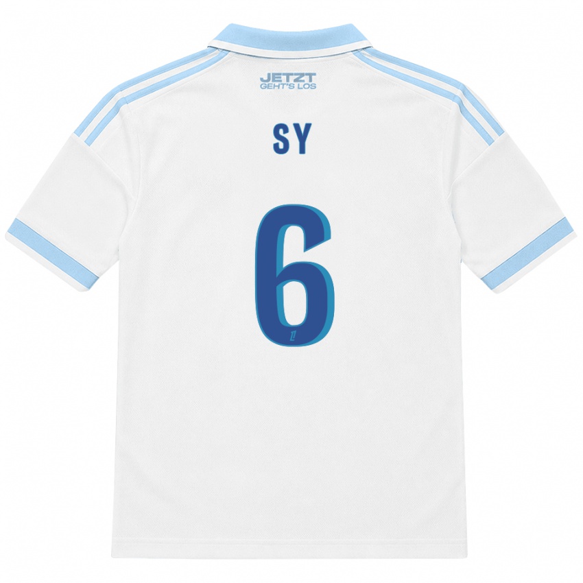 נשים Demba Sy #6 כחול שמיים בהיר לבן אדום הרחק ג'רזי 2026/27 חולצה קצרה