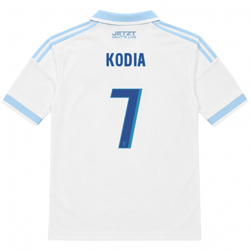 נשים Ghianny Kodia #7 כחול שמיים בהיר לבן אדום הרחק ג'רזי 2026/27 חולצה קצרה