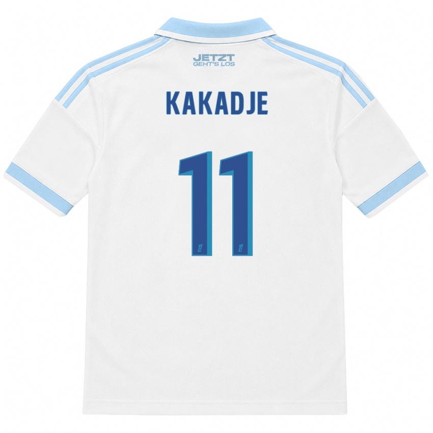 נשים Dan-Marcel Kakadje #11 כחול שמיים בהיר לבן אדום הרחק ג'רזי 2026/27 חולצה קצרה
