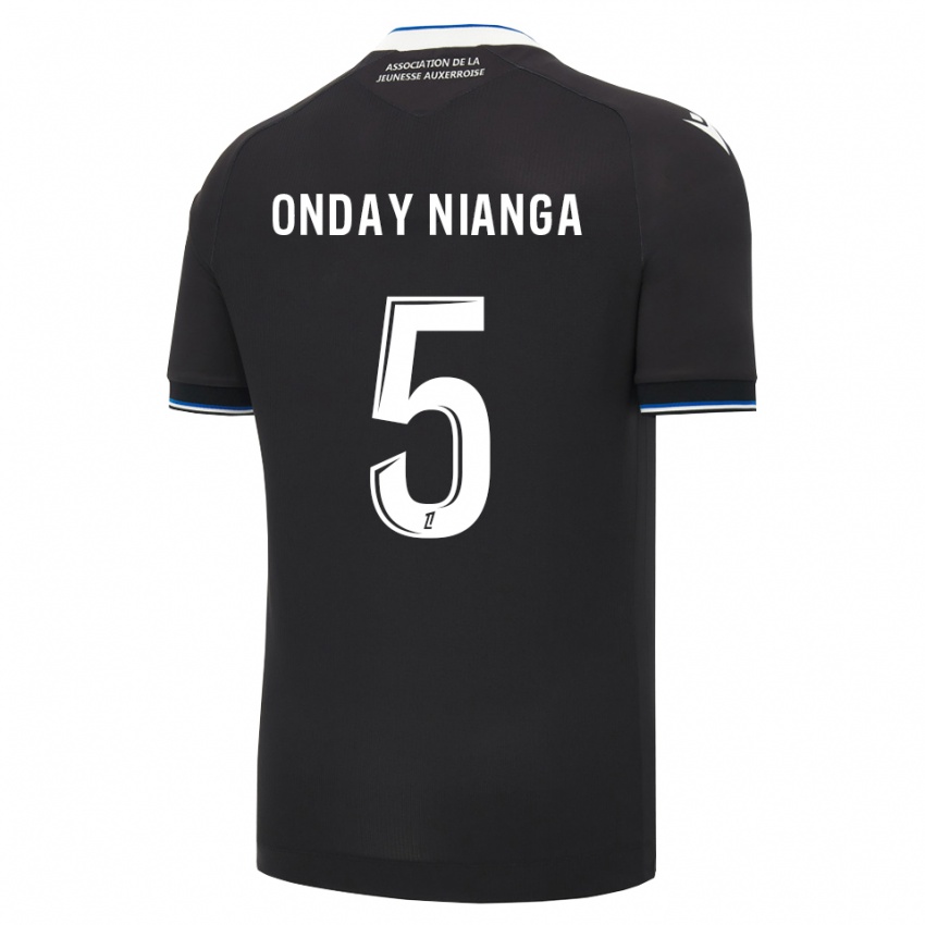 נשים Ata-Yis Onday Nianga #5 שחור כחול לבן הרחק ג'רזי 2026/27 חולצה קצרה