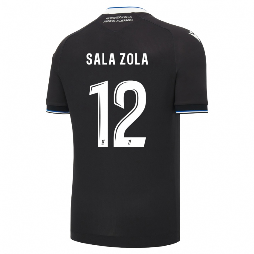 נשים Benaja Sala Zola #12 שחור כחול לבן הרחק ג'רזי 2026/27 חולצה קצרה