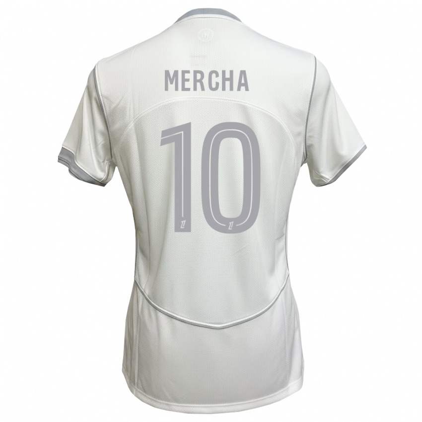 נשים Imran Mercha #10 לבן אפור הרחק ג'רזי 2026/27 חולצה קצרה