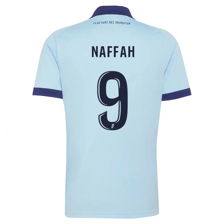 נשים Chahine Naffah #9 כחול תירס שחור הרחק ג'רזי 2026/27 חולצה קצרה