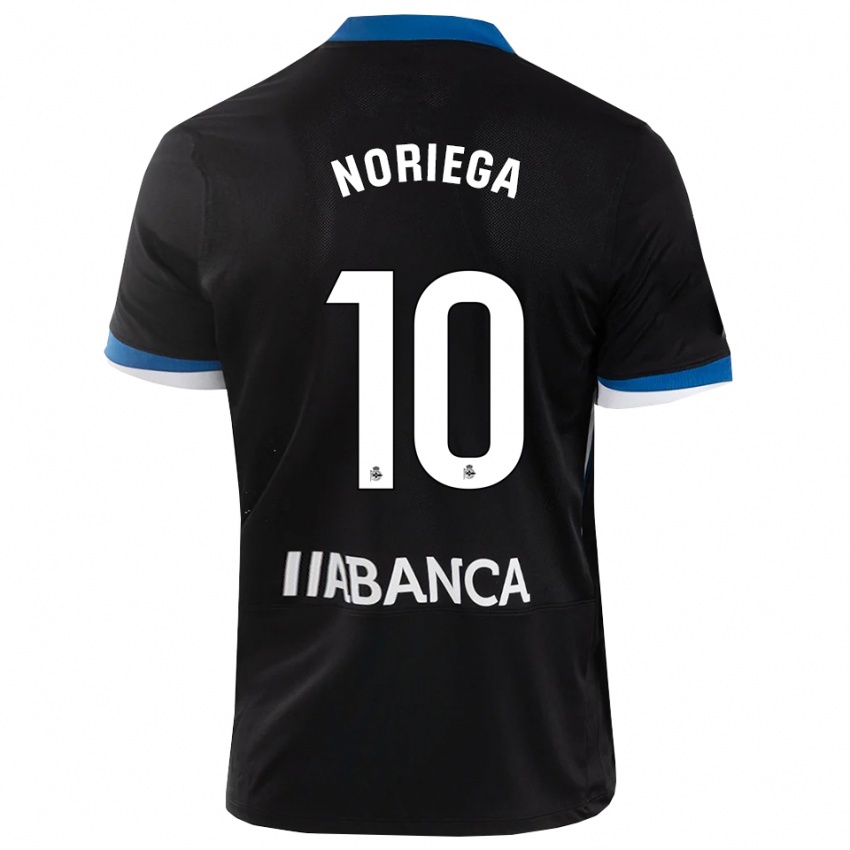נשים Jairo Noriega #10 שחור כחול לבן הרחק ג'רזי 2026/27 חולצה קצרה נשים Jairo Noriega #10 שחור כחול לבן הרחק ג'רזי 2026/27 חולצה קצרה