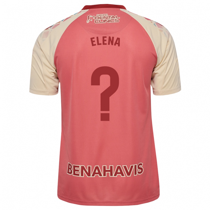 נשים Elena Martínez Pérez #0 ורוד בהיר אדום כחול הרחק ג'רזי 2026/27 חולצה קצרה