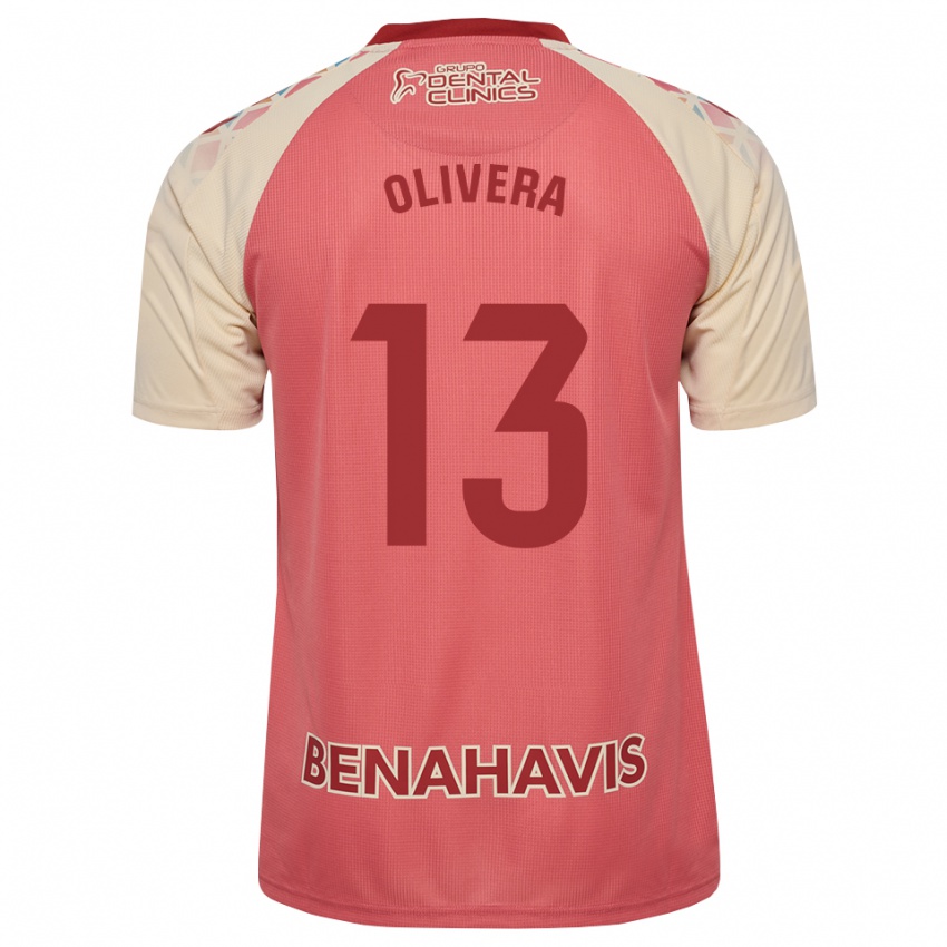 נשים Fernando Olivera #13 ורוד בהיר אדום כחול הרחק ג'רזי 2026/27 חולצה קצרה