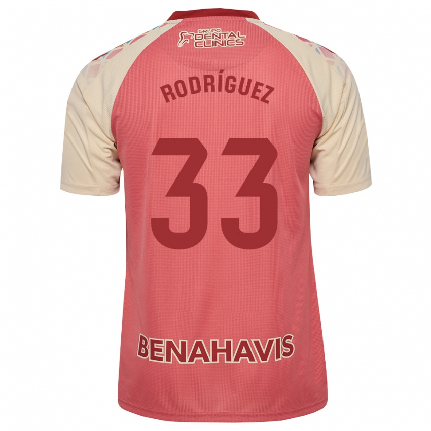 נשים Alfonso Rodríguez #33 ורוד בהיר אדום כחול הרחק ג'רזי 2026/27 חולצה קצרה