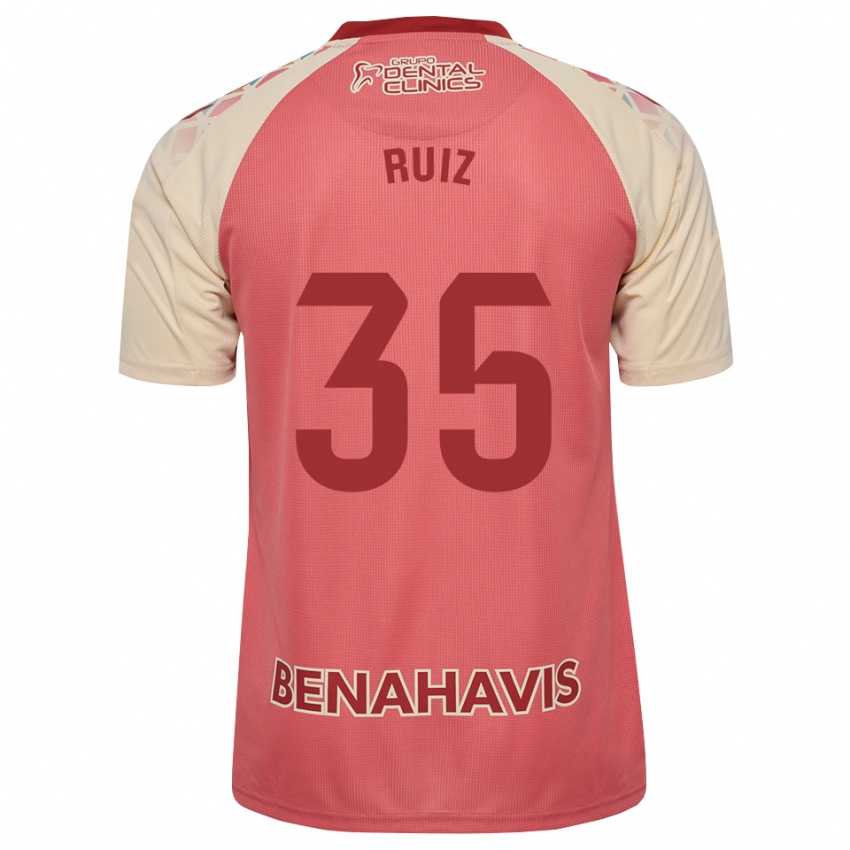 נשים Jorge Ruiz #35 ורוד בהיר אדום כחול הרחק ג'רזי 2026/27 חולצה קצרה