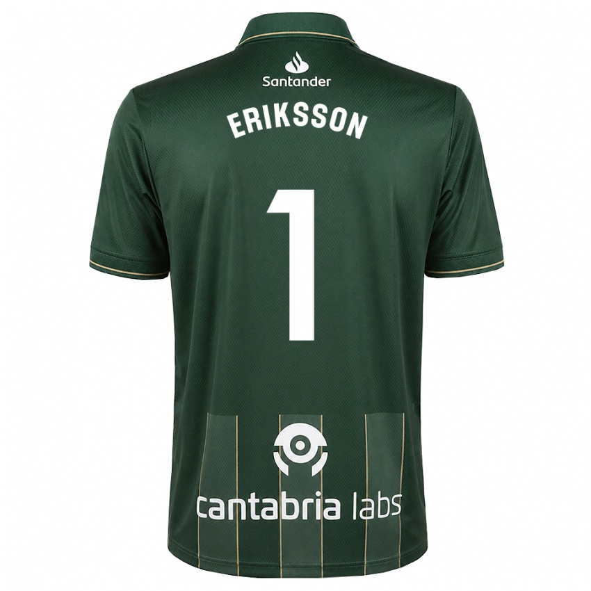 נשים Simon Eriksson #1 אפור כהה לבן הרחק ג'רזי 2026/27 חולצה קצרה