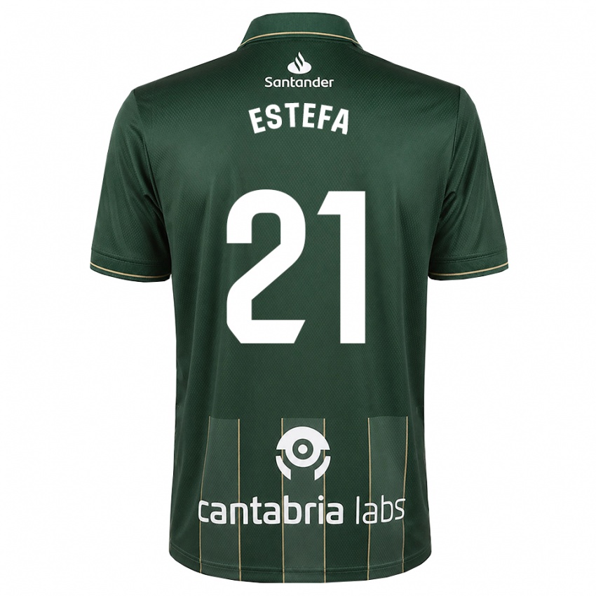 נשים Estefanía Torralba Pareja #21 אפור כהה לבן הרחק ג'רזי 2026/27 חולצה קצרה