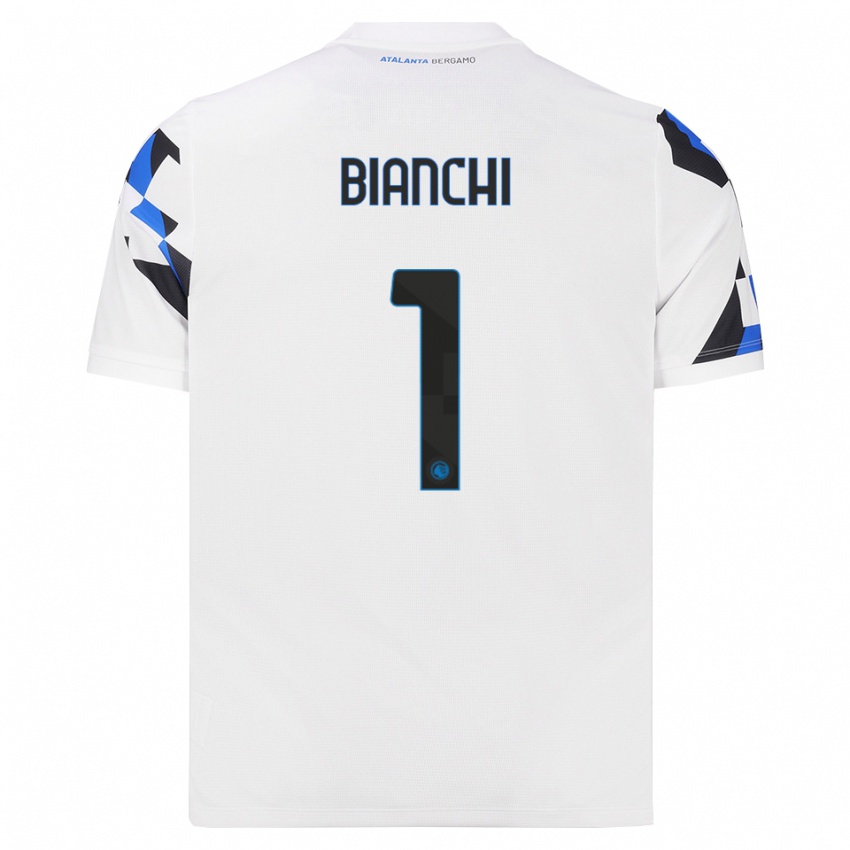 נשים Mattia Bianchi #1 לבן אדום כחול הרחק ג'רזי 2026/27 חולצה קצרה