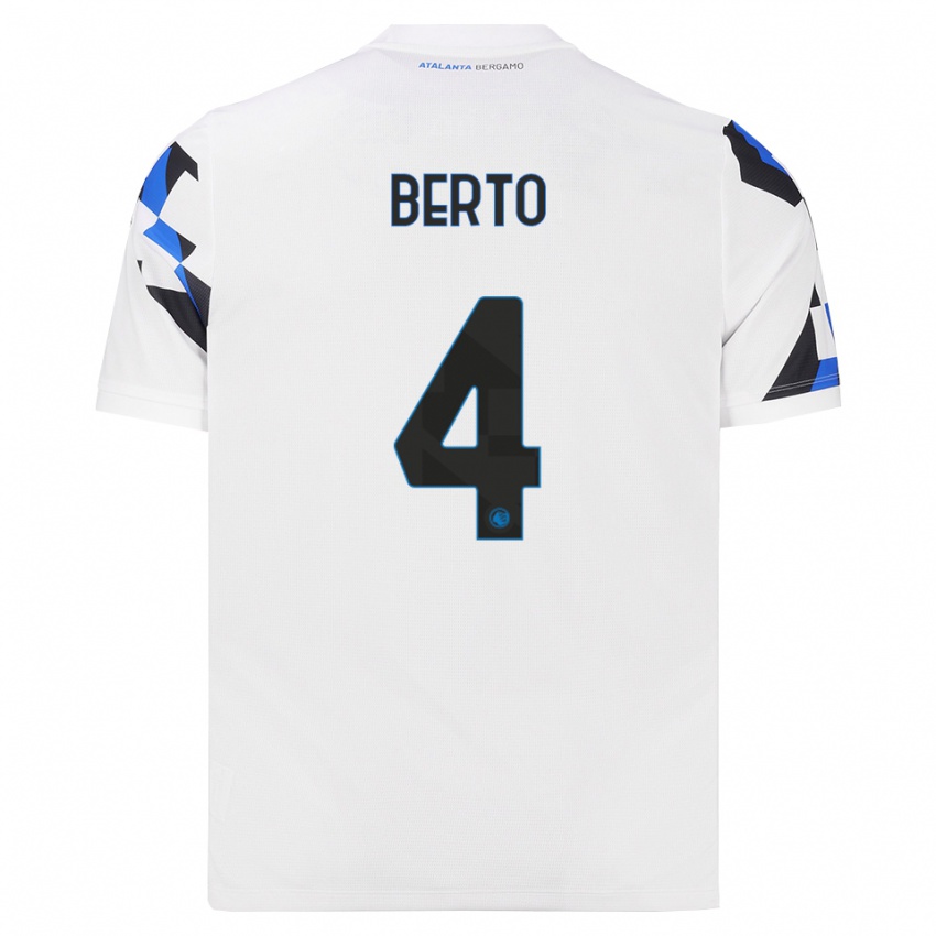 נשים Gabriele Berto #4 לבן אדום כחול הרחק ג'רזי 2026/27 חולצה קצרה
