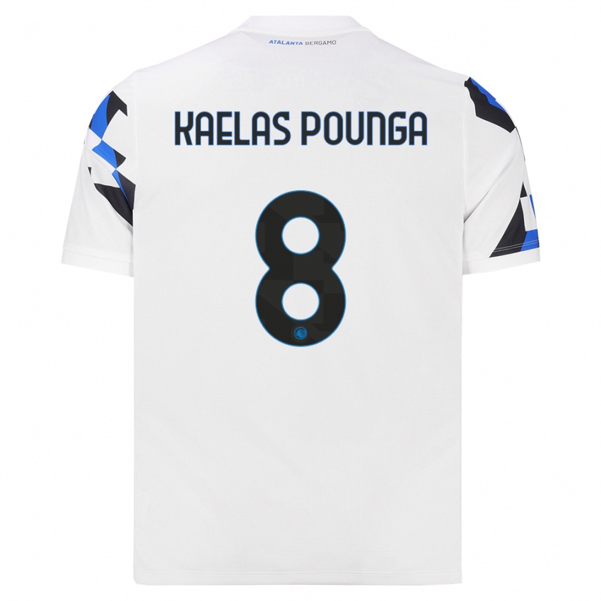 נשים Digne Kaelas Pounga #8 לבן אדום כחול הרחק ג'רזי 2026/27 חולצה קצרה