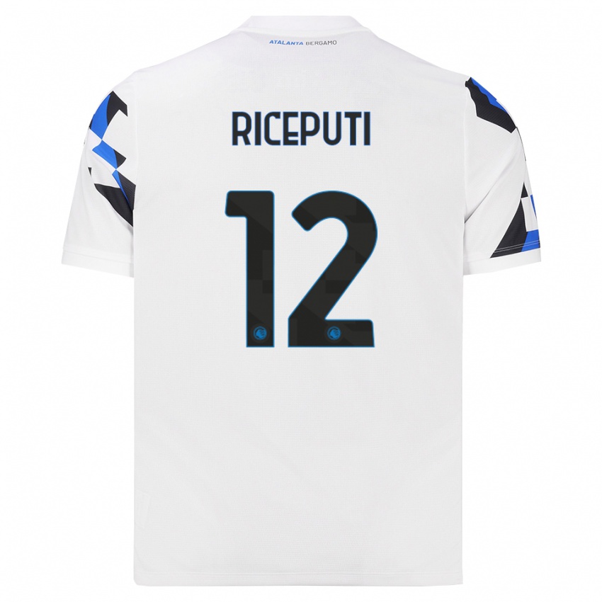 נשים Davide Riceputi #12 לבן אדום כחול הרחק ג'רזי 2026/27 חולצה קצרה