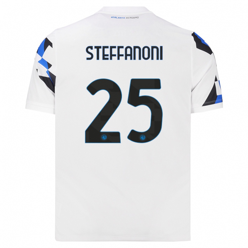 נשים Federico Steffanoni #25 לבן אדום כחול הרחק ג'רזי 2026/27 חולצה קצרה