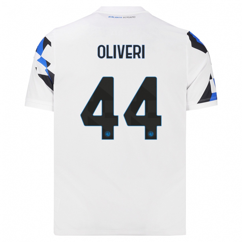 נשים Andrea Oliveri #44 לבן אדום כחול הרחק ג'רזי 2026/27 חולצה קצרה