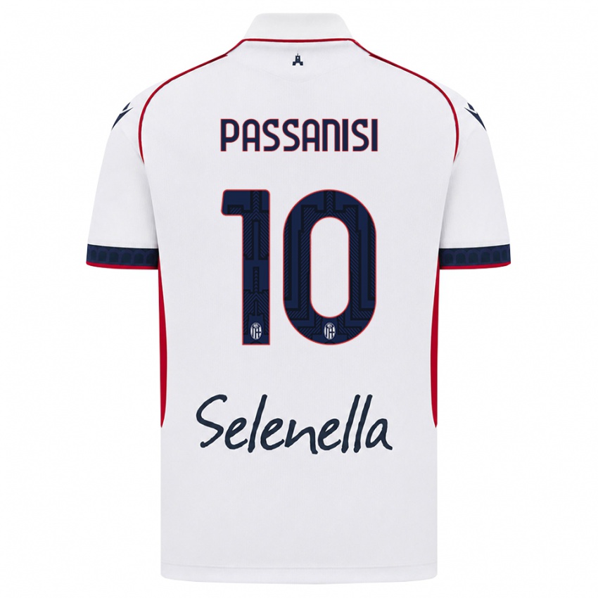 נשים Fernando Passanisi #10 לבן אדום כחול מלכותי הרחק ג'רזי 2026/27 חולצה קצרה