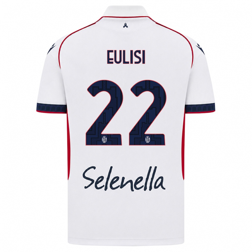 נשים Gabriele Eulisi #22 לבן אדום כחול מלכותי הרחק ג'רזי 2026/27 חולצה קצרה