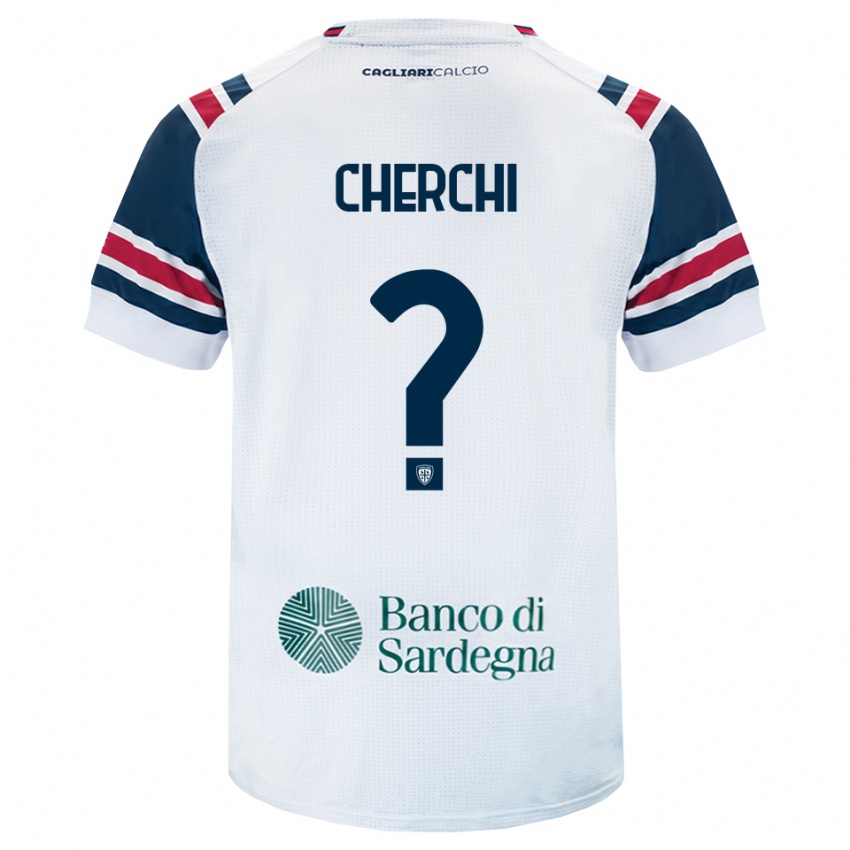 נשים Filippo Cherchi #0 לבן אדום ירוק הרחק ג'רזי 2026/27 חולצה קצרה