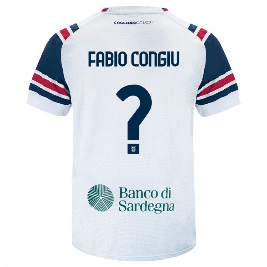 נשים Fabio Congiu #0 לבן אדום ירוק הרחק ג'רזי 2026/27 חולצה קצרה