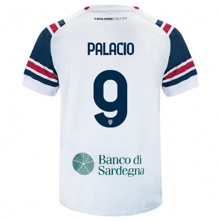 נשים Diego Palacio #9 לבן אדום ירוק הרחק ג'רזי 2026/27 חולצה קצרה