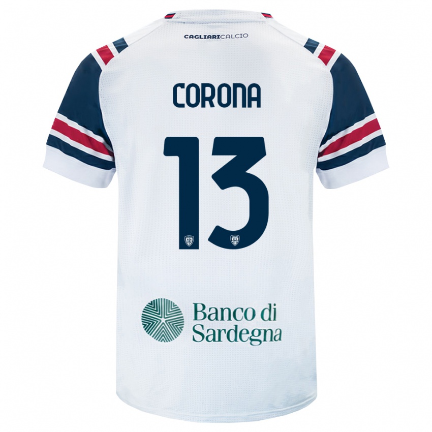 נשים Claudio Corona #13 לבן אדום ירוק הרחק ג'רזי 2026/27 חולצה קצרה