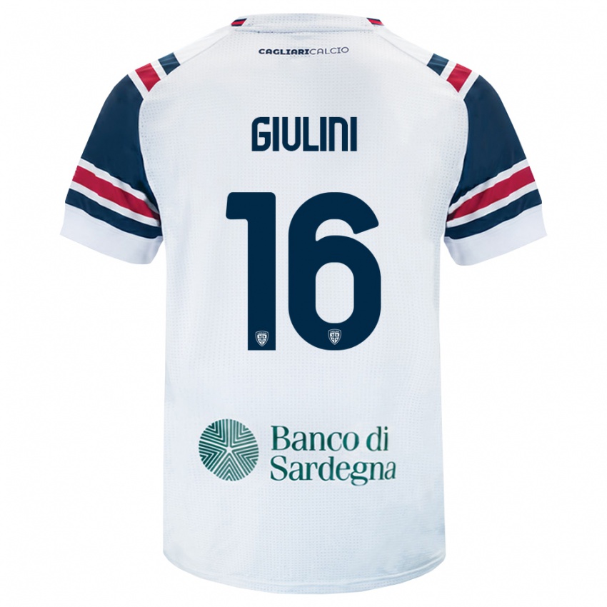 נשים Carlo Giulini #16 לבן אדום ירוק הרחק ג'רזי 2026/27 חולצה קצרה