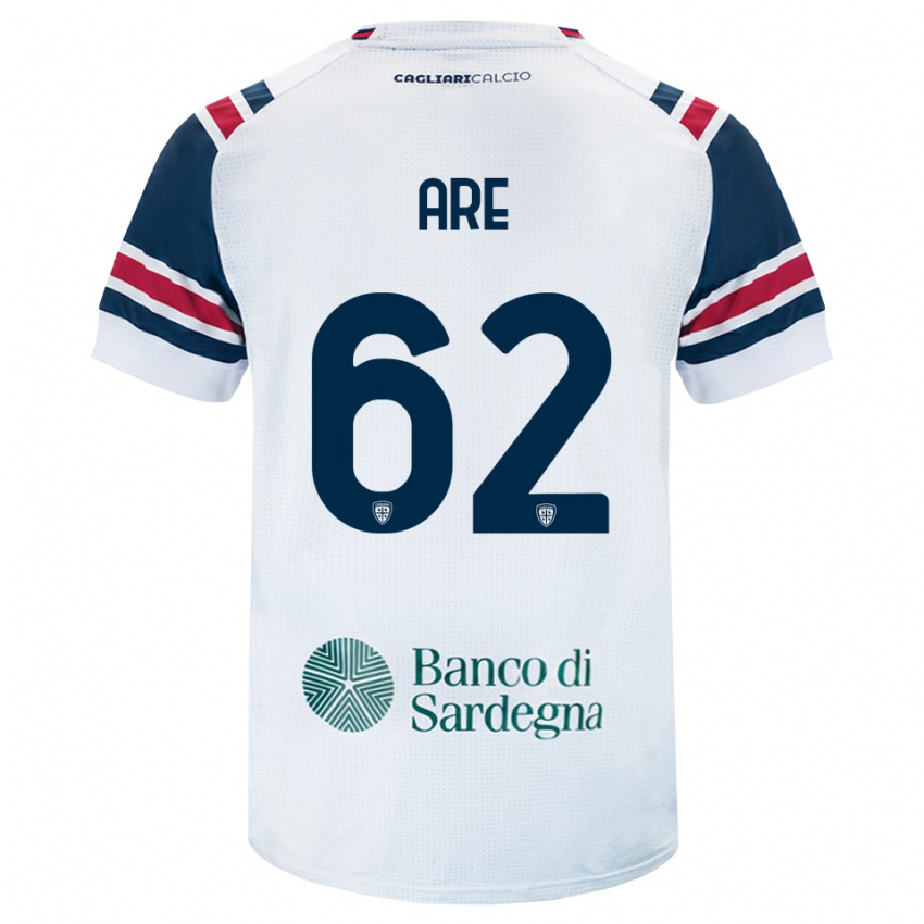 נשים Emmanuele Are #62 לבן אדום ירוק הרחק ג'רזי 2026/27 חולצה קצרה