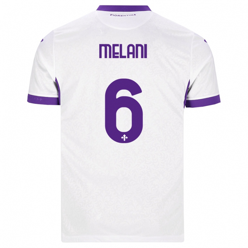 נשים Federico Melani #6 לבן סגול הרחק ג'רזי 2026/27 חולצה קצרה