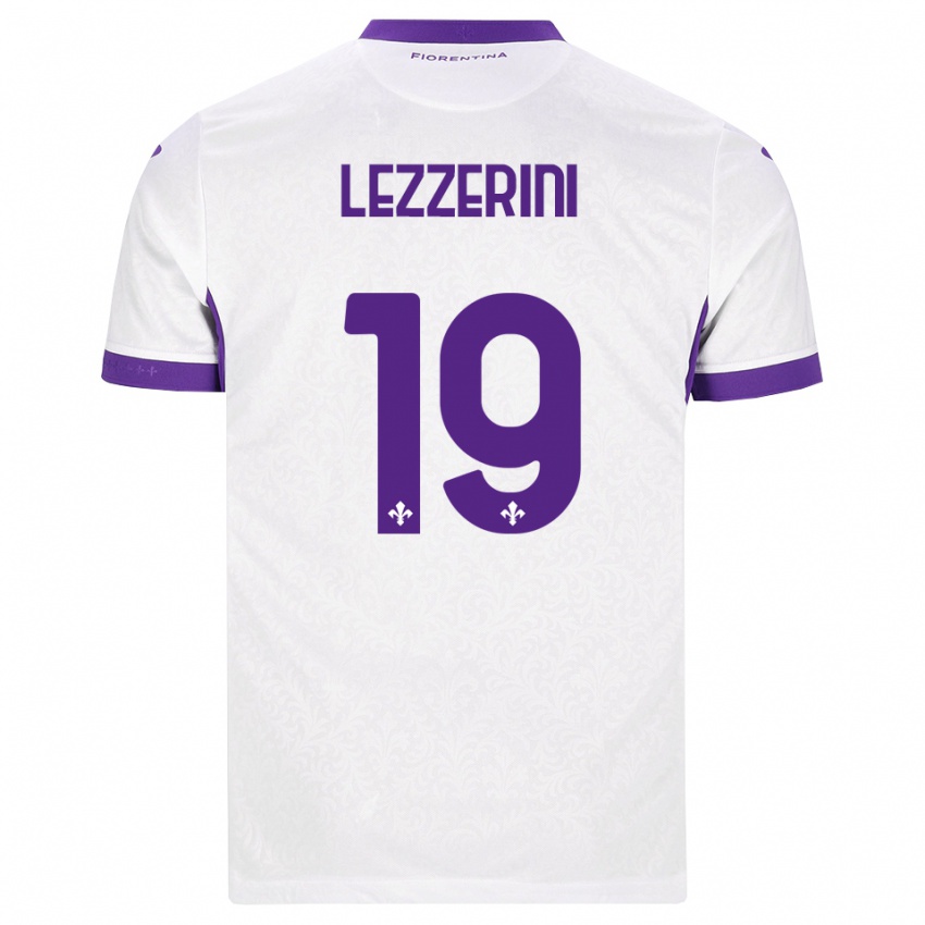 נשים Luca Lezzerini #19 לבן סגול הרחק ג'רזי 2026/27 חולצה קצרה