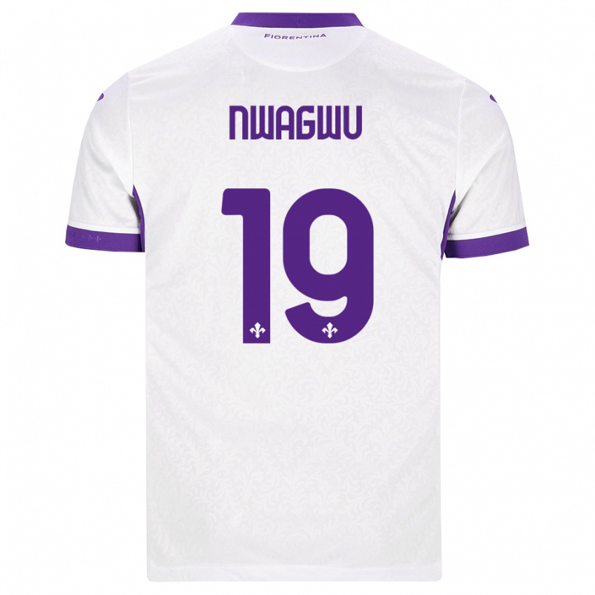 נשים Ikenna Nwagwu #19 לבן סגול הרחק ג'רזי 2026/27 חולצה קצרה